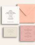 The Bohemia Collection: Invitation Suite with Online Response Card
