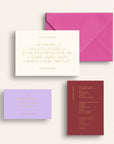 The Contemporary Collection: Invitation Suite with Online Response Card