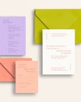 The Editorial Collection: Invitation Suite with Mail-In Response