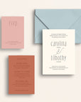 The Kindred Collection: Invitation Suite with Online Response Card