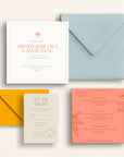 The Passport Collection: Invitation Suite with Mail-In Response