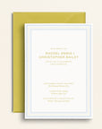 The Craftsman Collection: Invitation and Envelopes