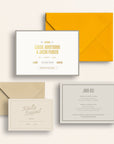The Resort Collection: Invitation Suite with Mail-In Response
