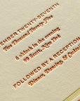 The Craftsman Collection: Invitation and Envelopes