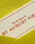 The Craftsman Collection: Invitation and Envelopes