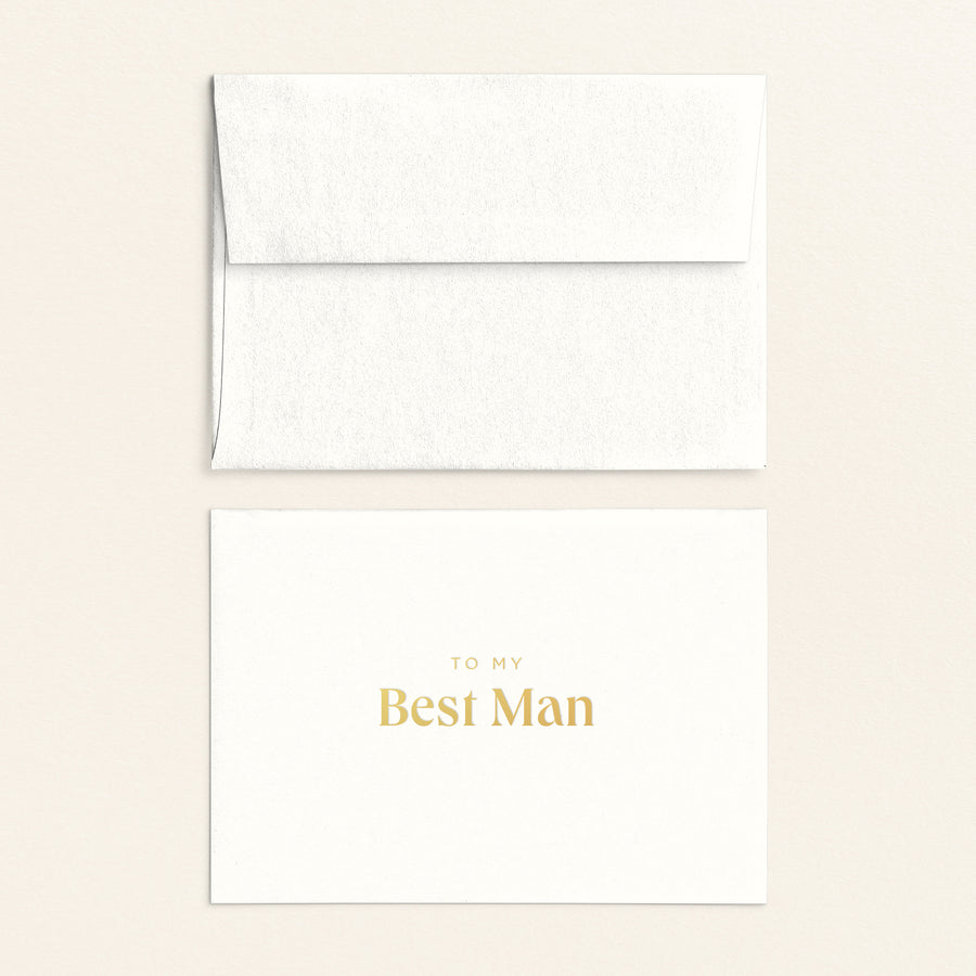 To My Best Man Card