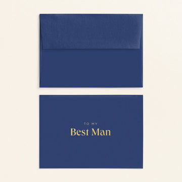 To My Best Man Card