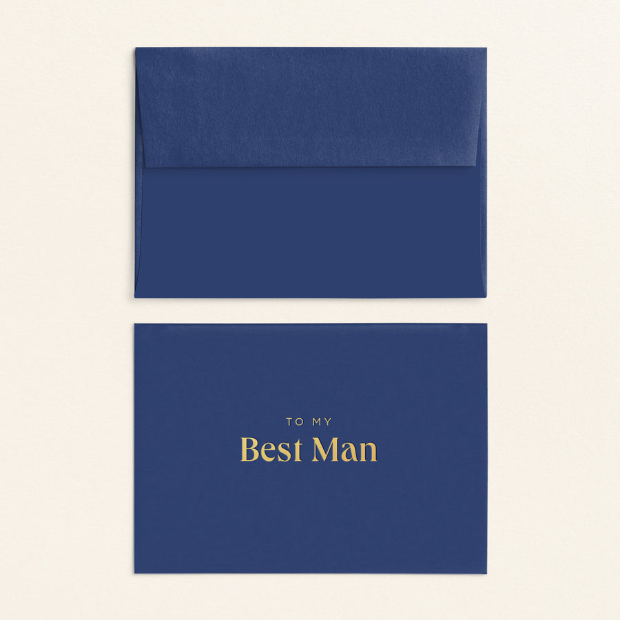 To My Best Man Card