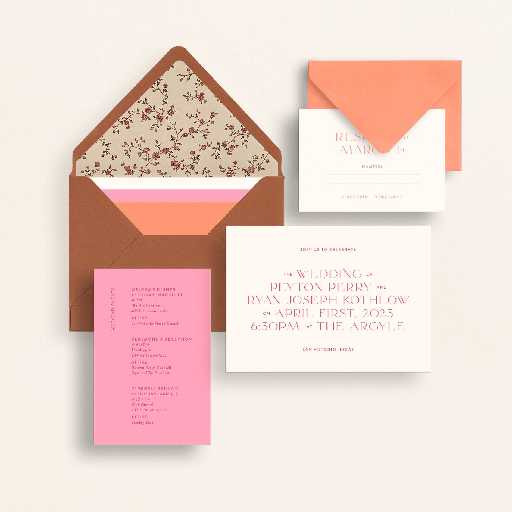 Contemporary Suite with Mail-In Response