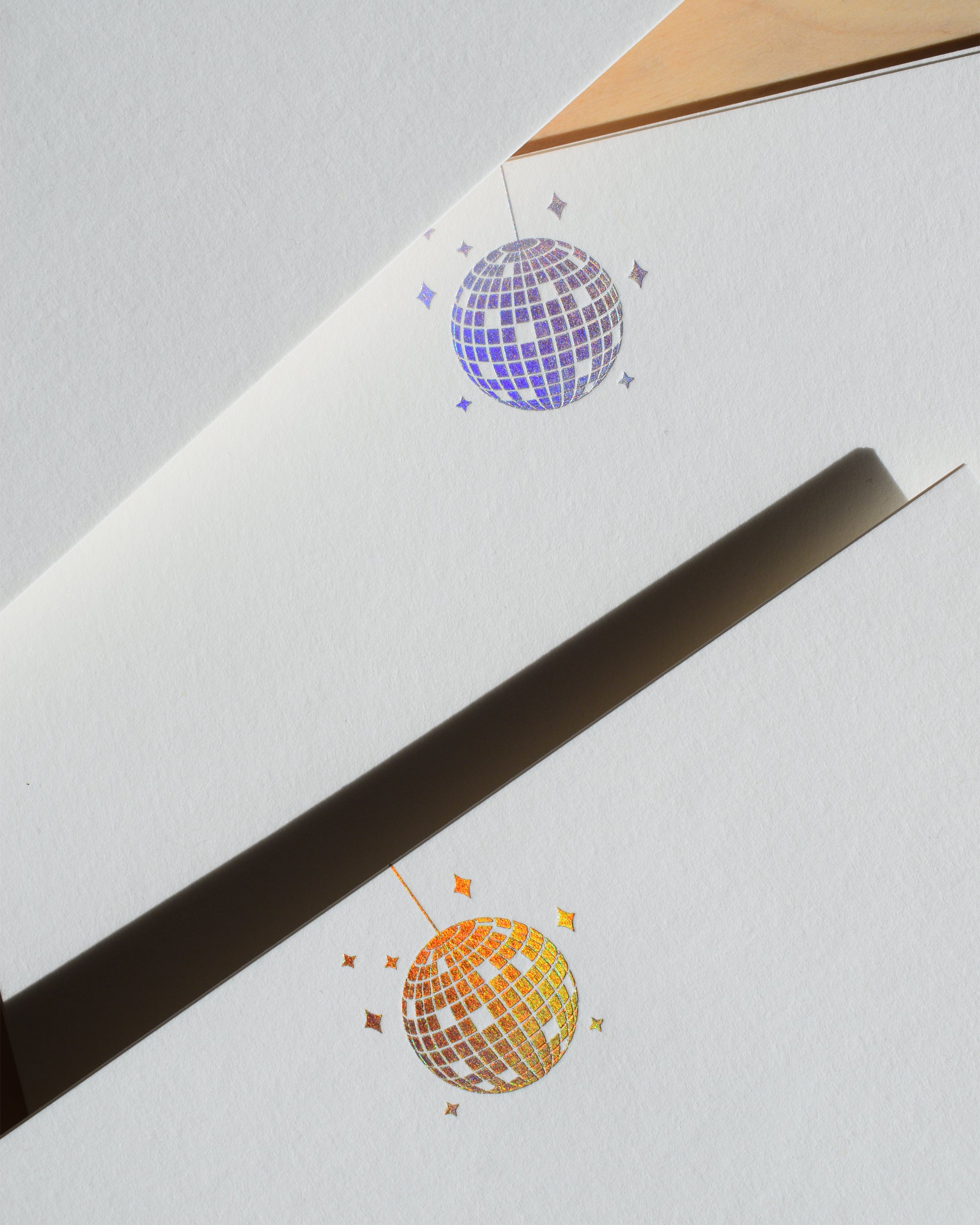 Disco Ball Cards (Gold)