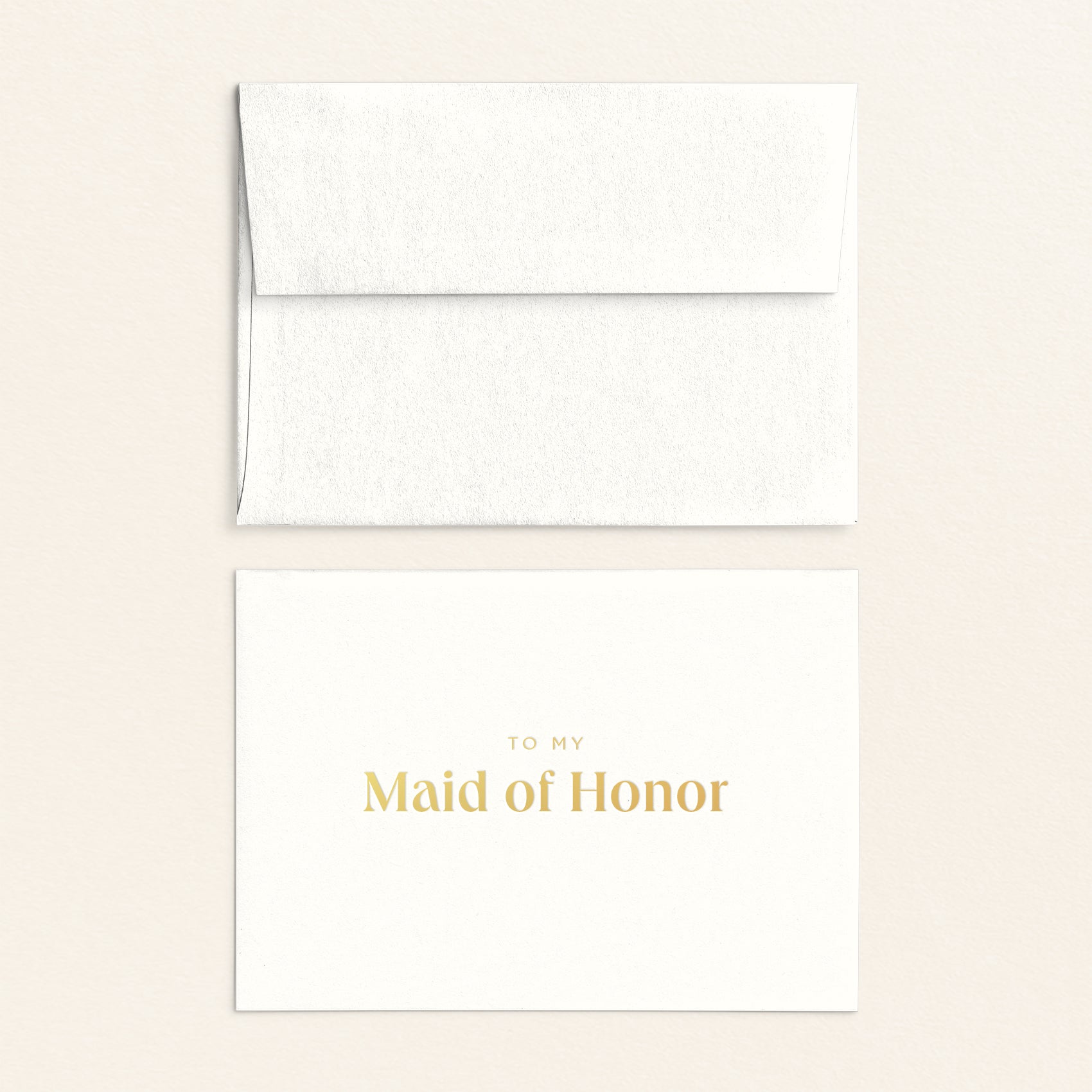 To My Maid of Honor Card