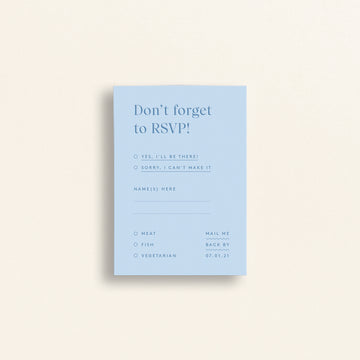 The Play Collection: Mail-In RSVP Card