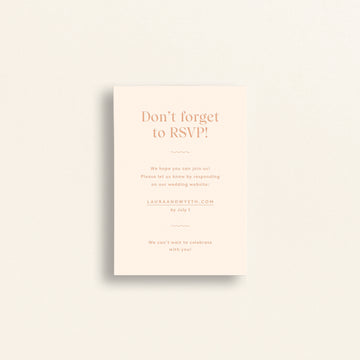 The Play Collection: RSVP Card (Online RSVP)