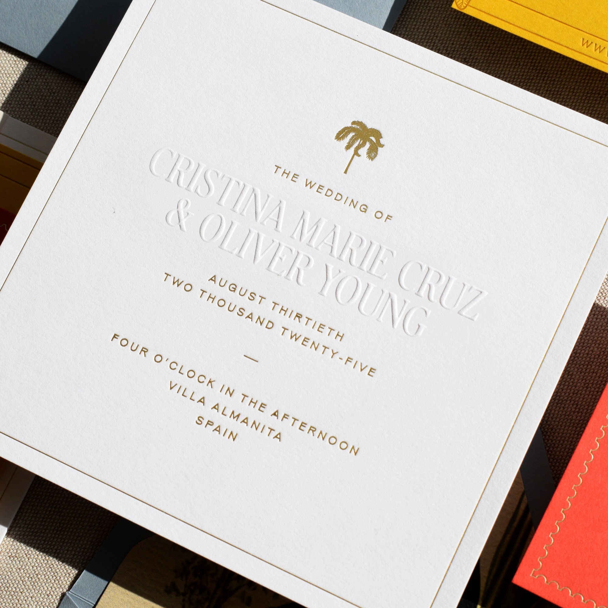 The Passport Collection: Invitation Suite with Mail-In Response