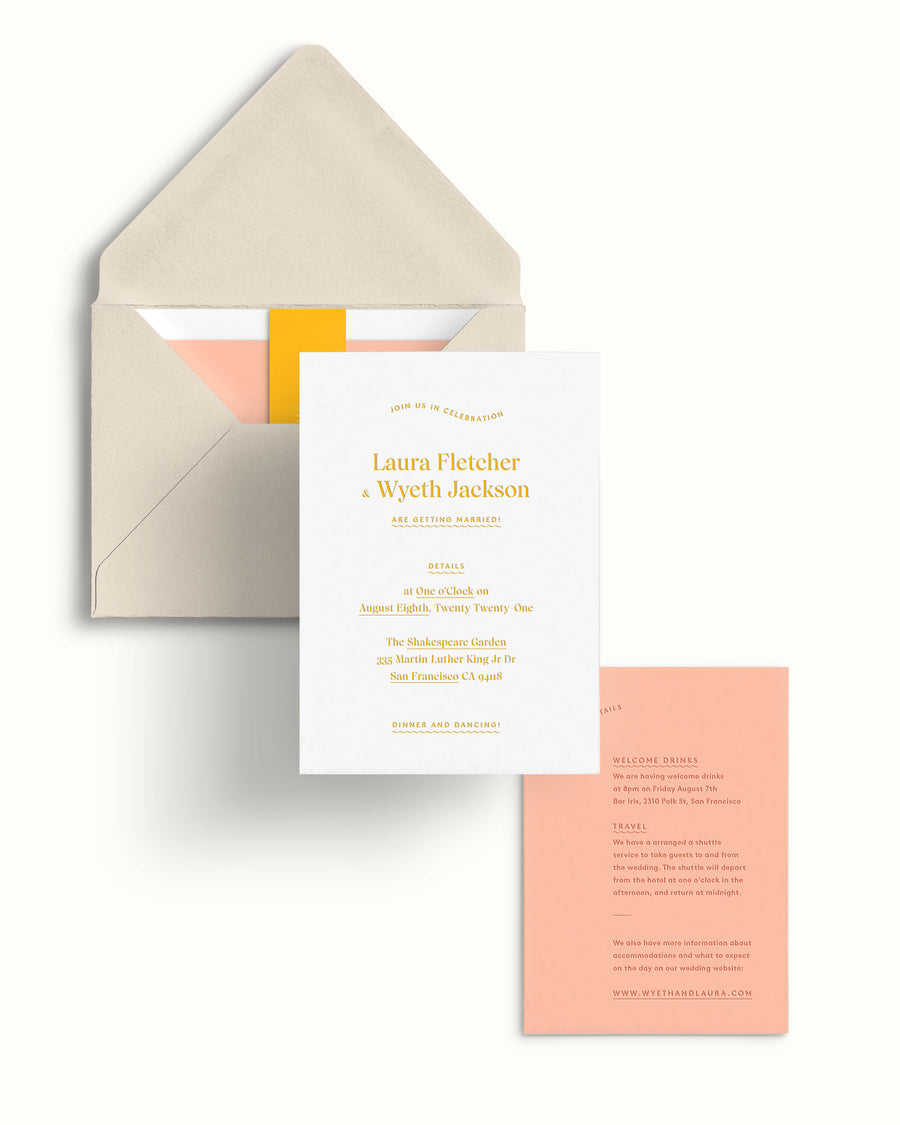 Play Invitation and Detail Card