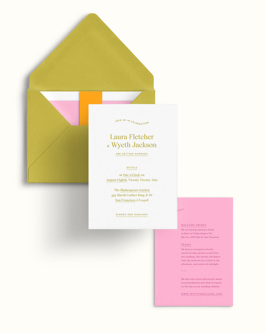 Play Invitation and Detail Card