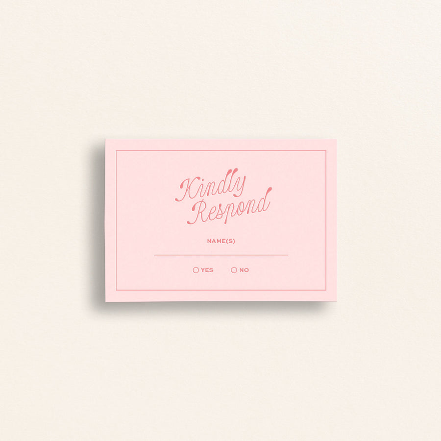 The Resort Collection: Mail-In RSVP Card