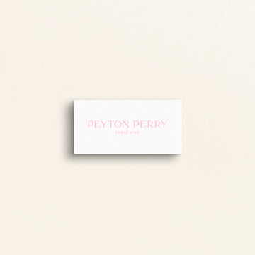 The Contemporary Collection: Escort Cards (Folded)
