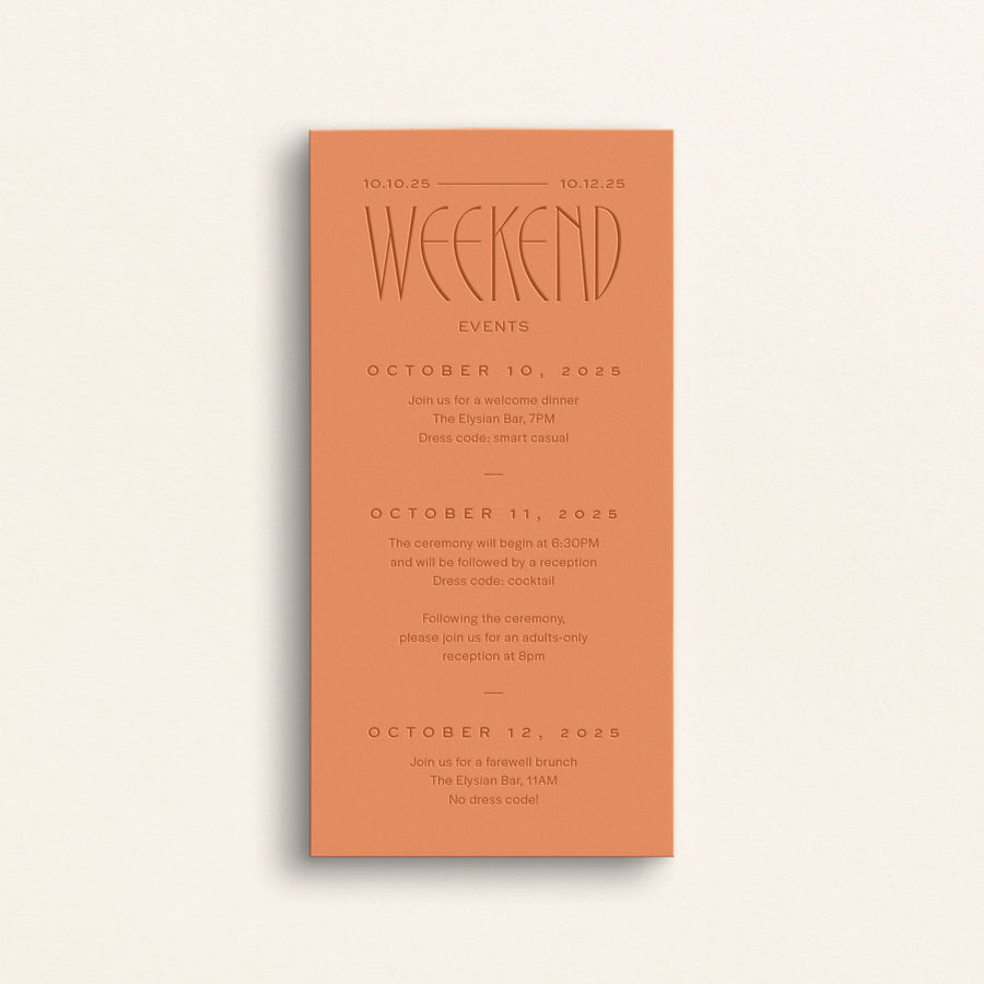 The Nouveau Collection: Detail Card