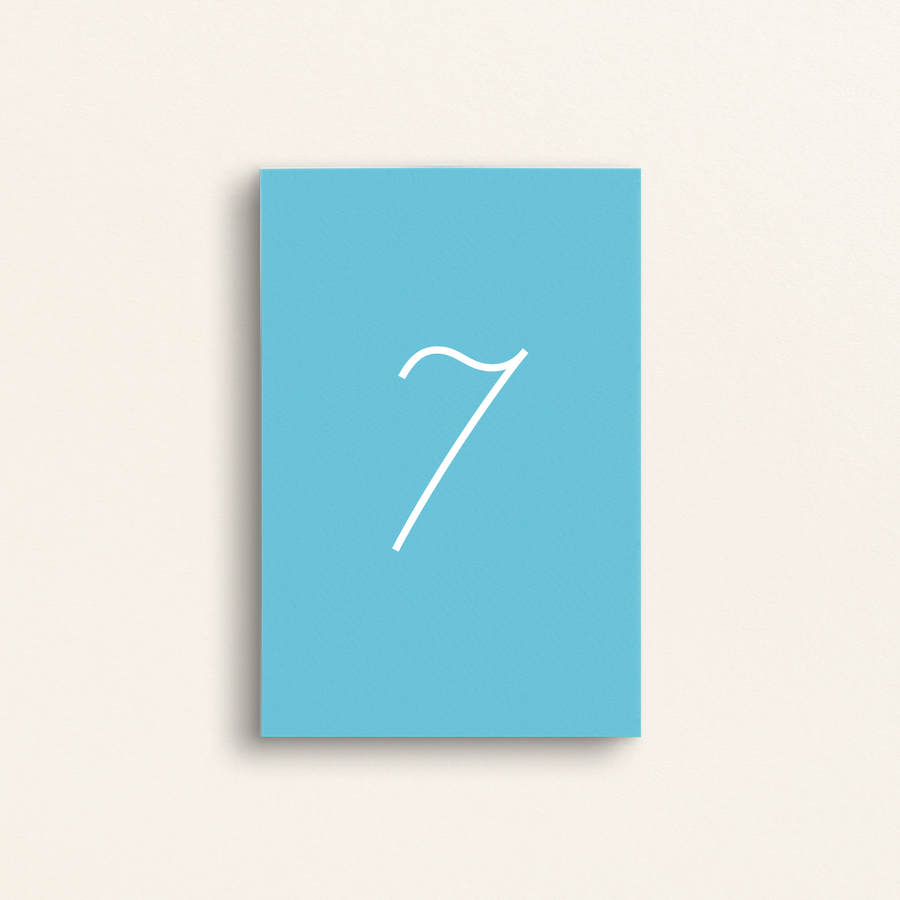 The Resort Collection: Table Numbers