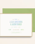 The Resort Collection: Invitation and Envelopes