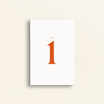 The Bohemia Collection: Table Numbers