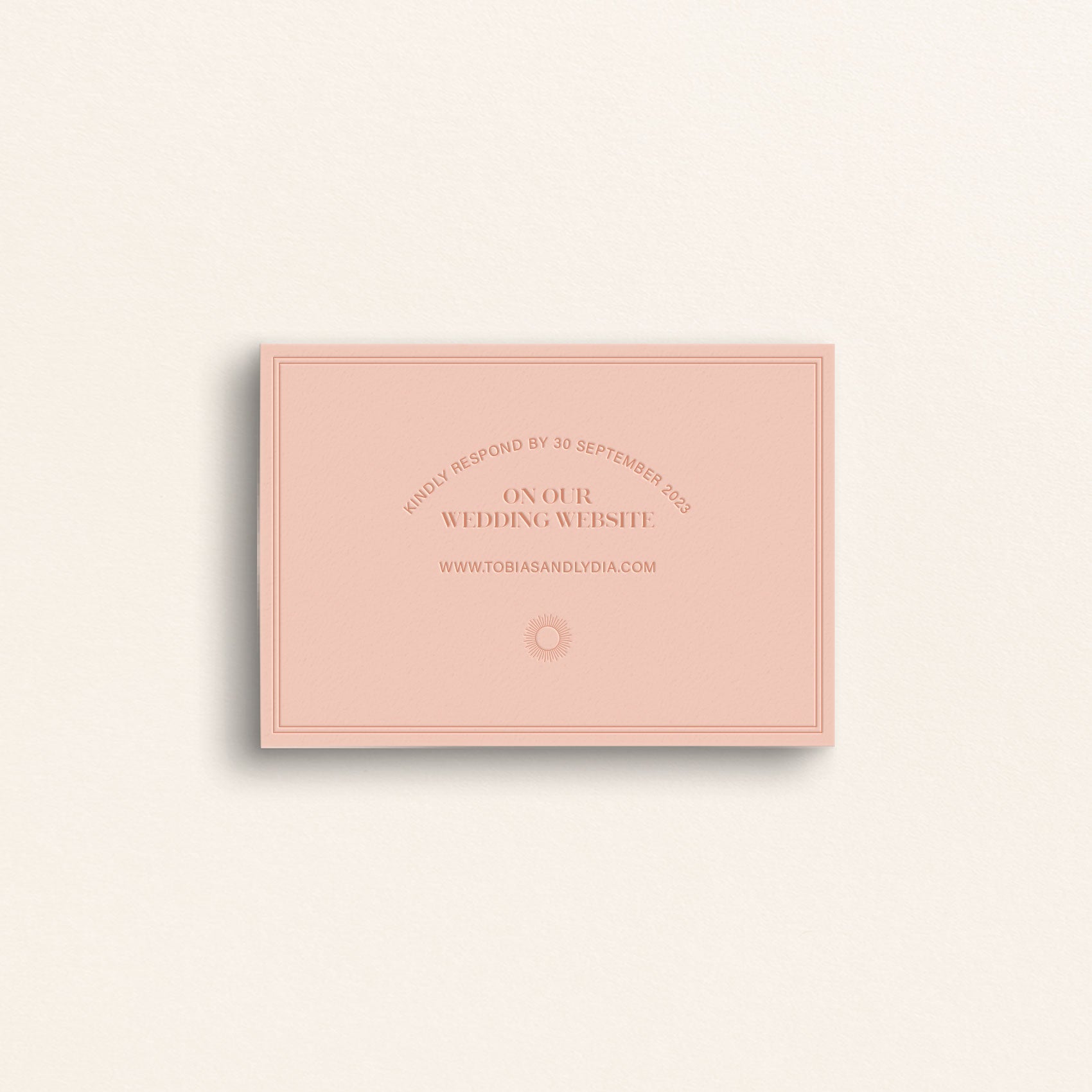 The Bohemia Collection: RSVP Card (Online RSVP)