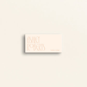 The Nouveau Collection: Escort Cards (Folded)