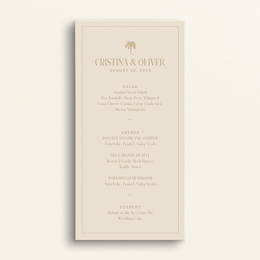 The Passport Collection: Menu