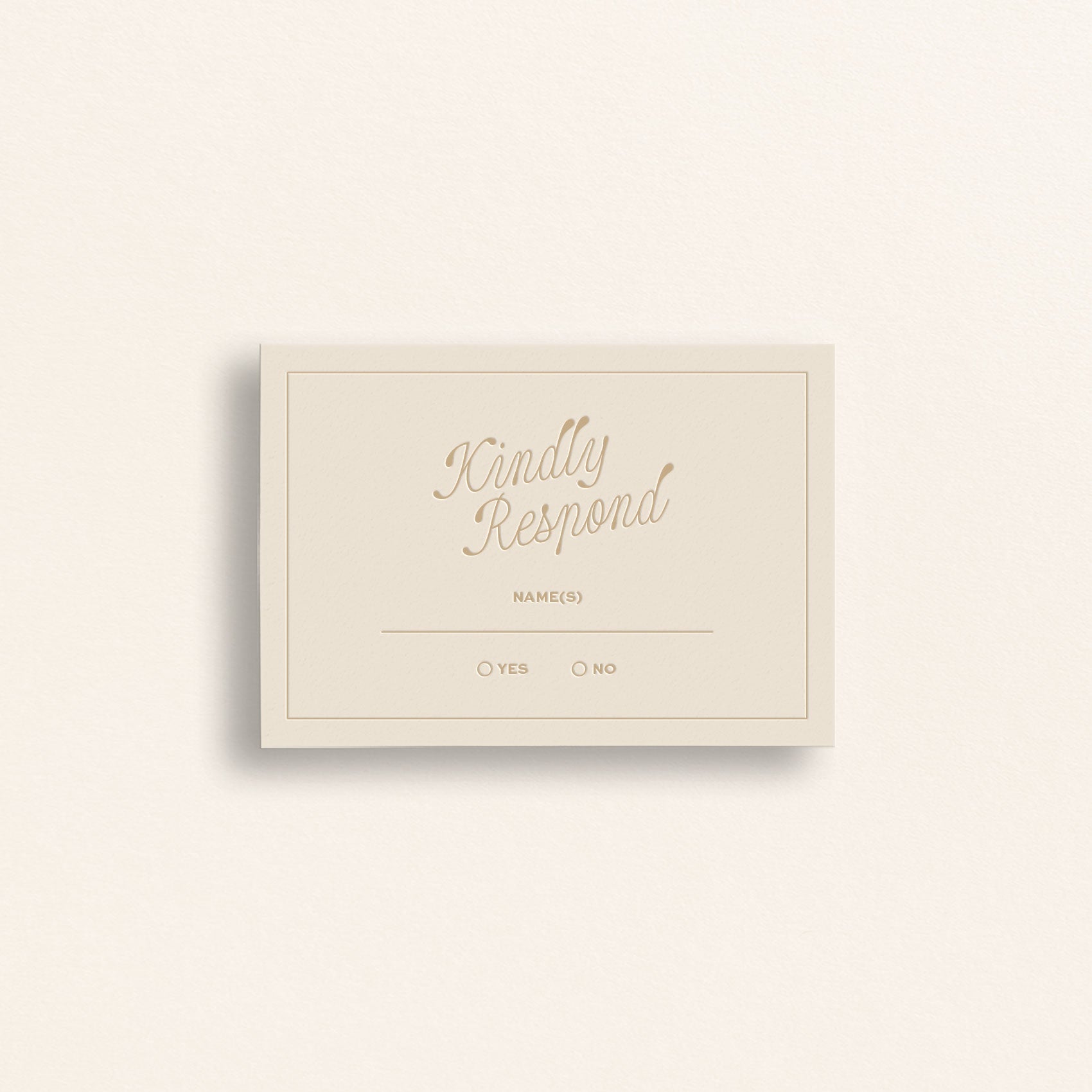 The Resort Collection: Mail-In RSVP Card