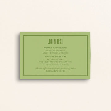 The Resort Collection: Detail Card