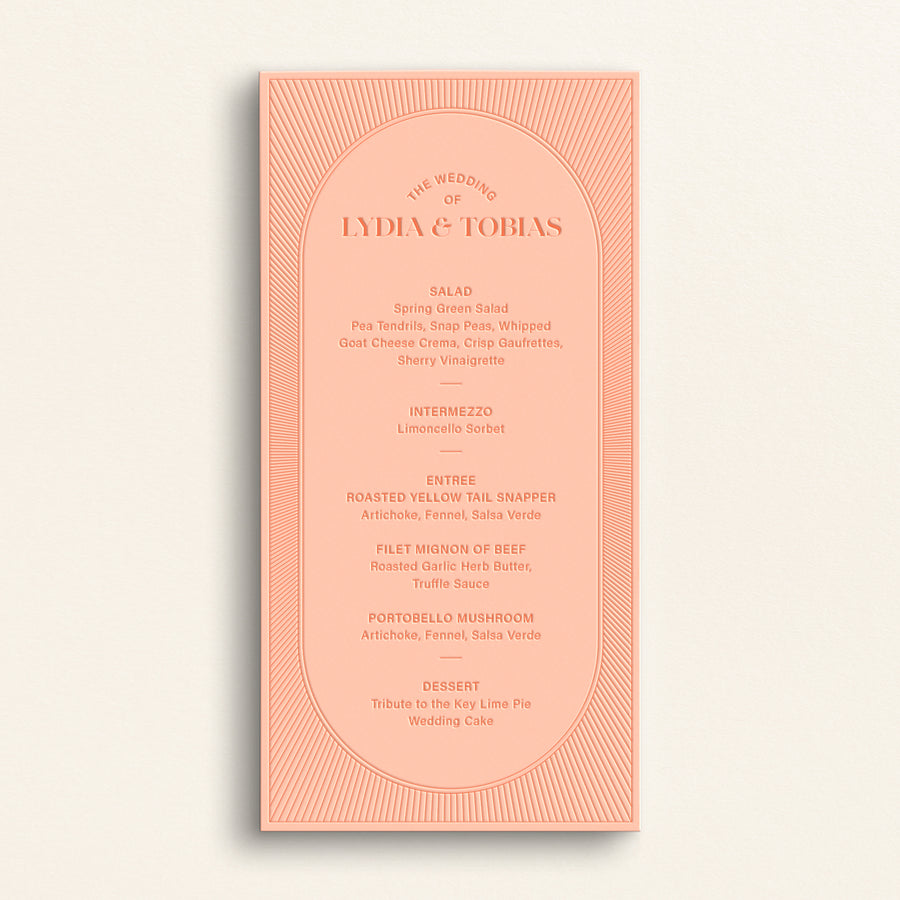 The Bohemia Collection: Menu