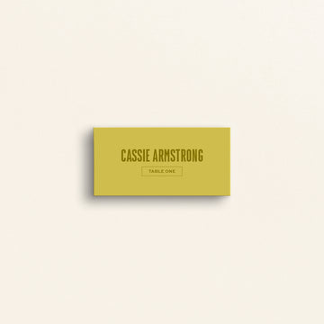 The Resort Collection: Escort Cards (Folded)