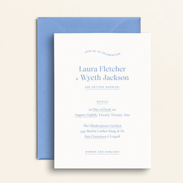 The Play Collection: Invitation and Envelopes