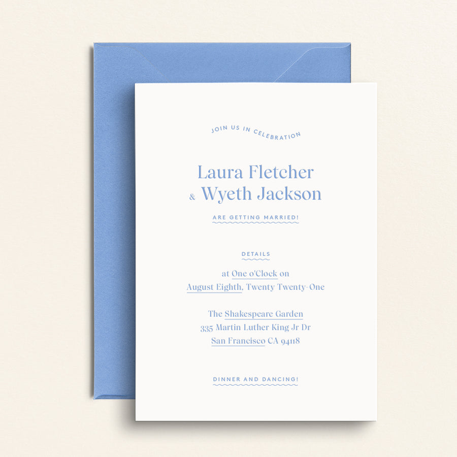 The Play Collection: Invitation and Envelopes