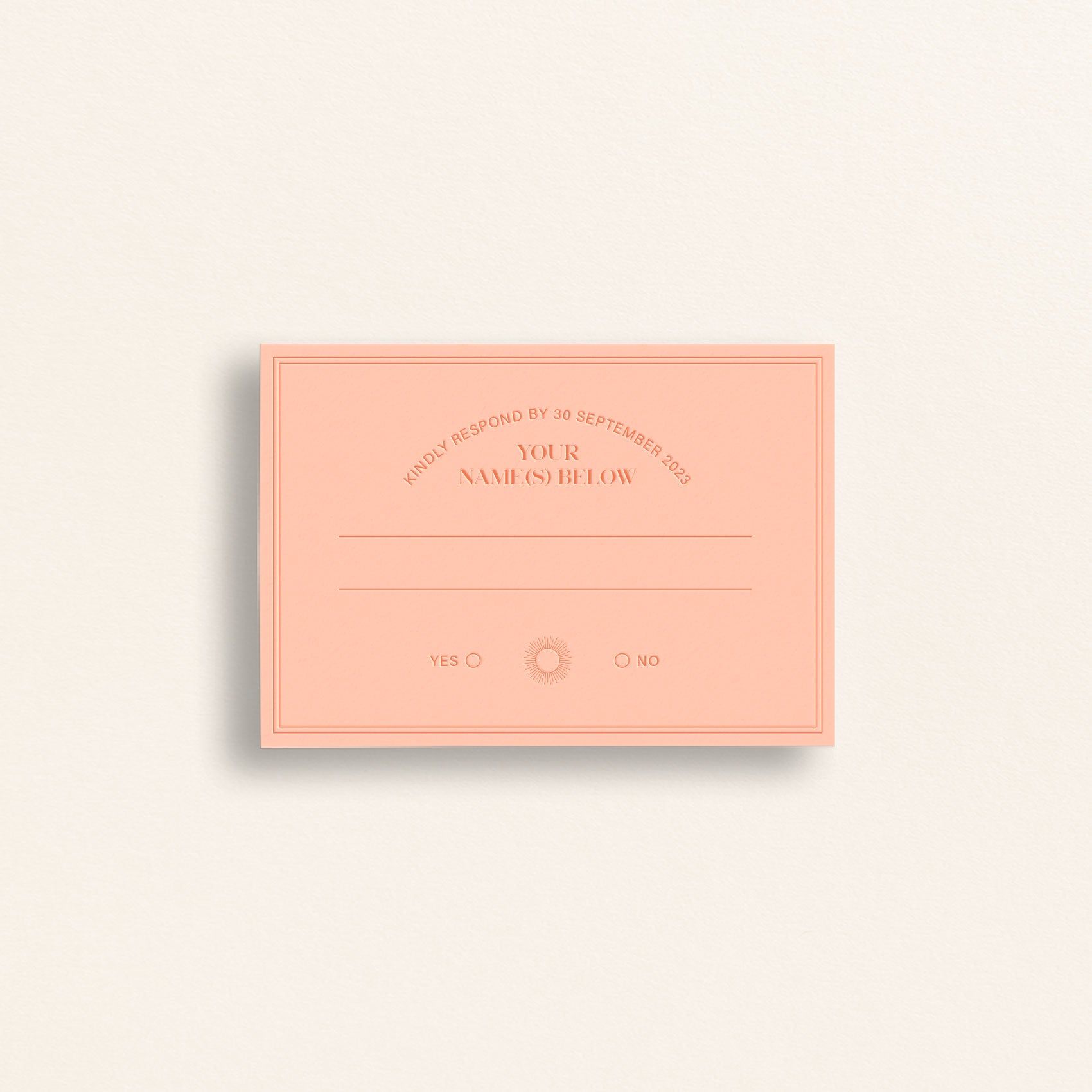 The Bohemia Collection: Mail-In RSVP Card