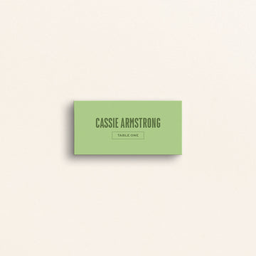 The Resort Collection: Escort Cards (Folded)
