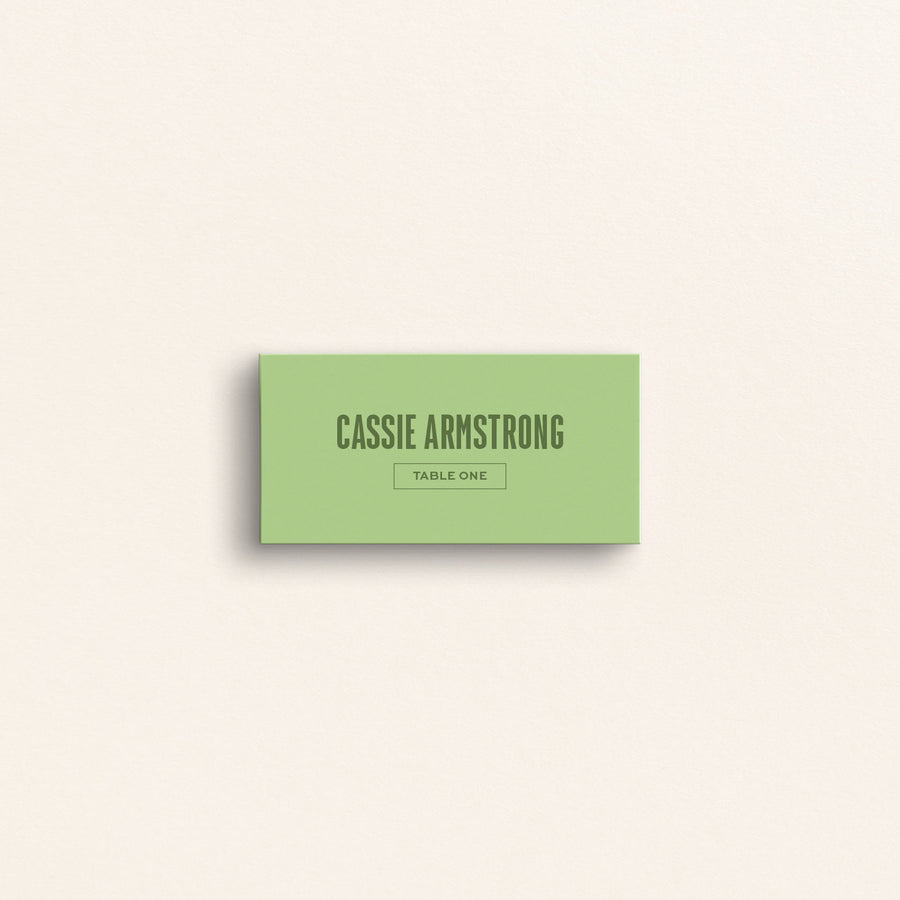The Resort Collection: Escort Cards (Folded)