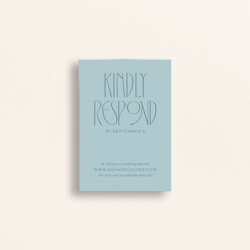 The Nouveau Collection: RSVP Card (Online RSVP)