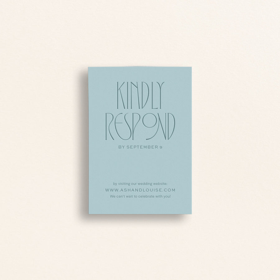 The Nouveau Collection: RSVP Card (Online RSVP)