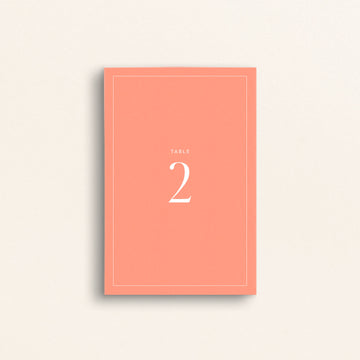The Passport Collection: Table Numbers