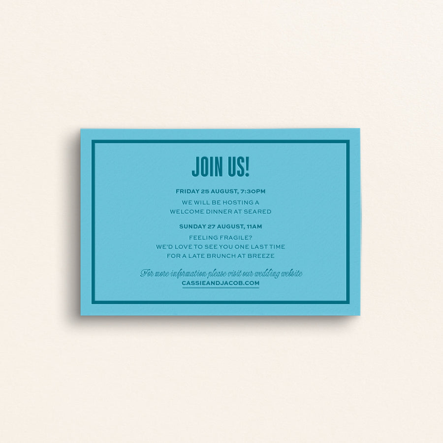The Resort Collection: Detail Card