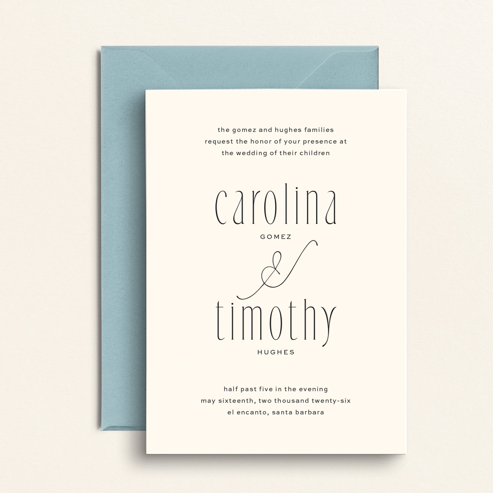 The Kindred Collection: Invitation and Envelopes