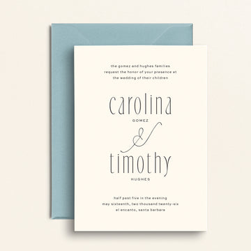 The Kindred Collection: Invitation and Envelopes