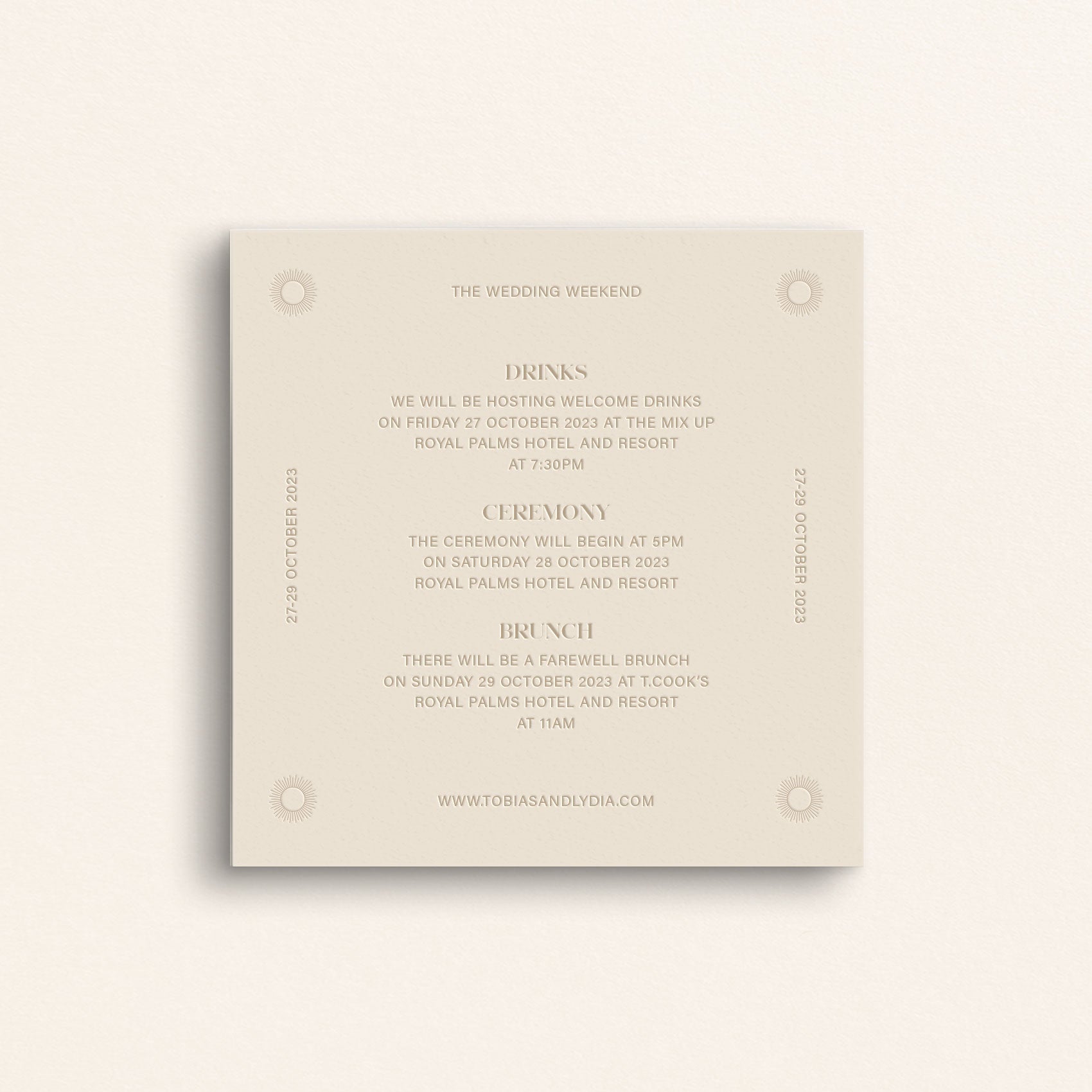 The Bohemia Collection: Detail Card