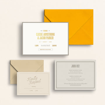 The Resort Collection: Invitation Suite with Mail-In Response
