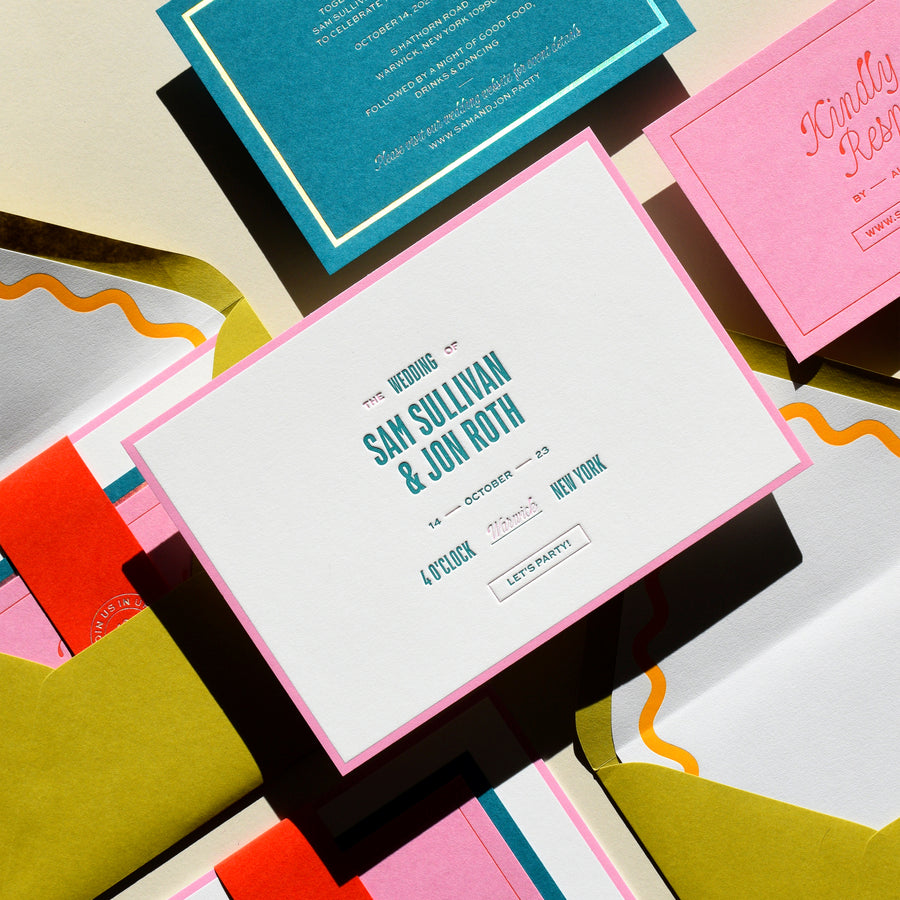 The Resort Collection: Invitation Suite with Mail-In Response