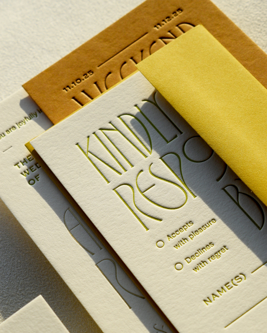 The Nouveau Collection: Mail-In RSVP Card