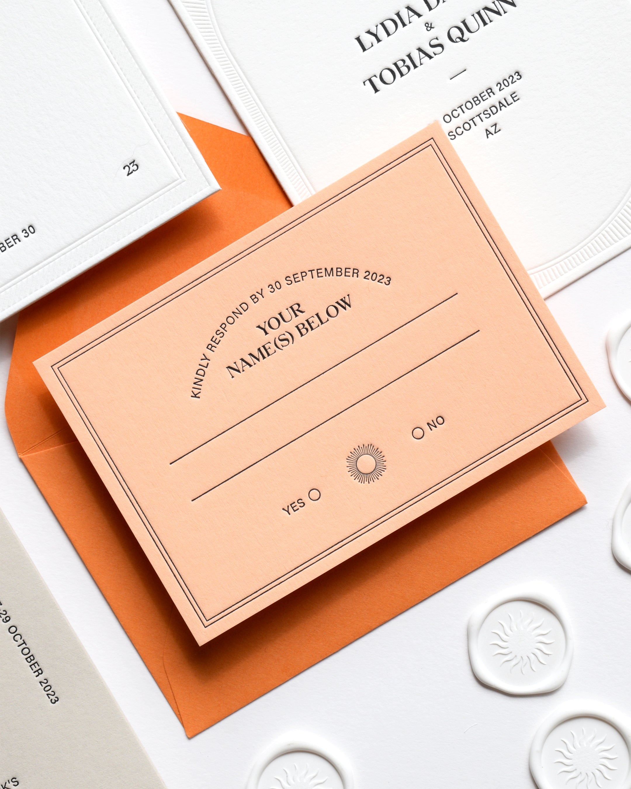 The Bohemia Collection: Mail-In RSVP Card