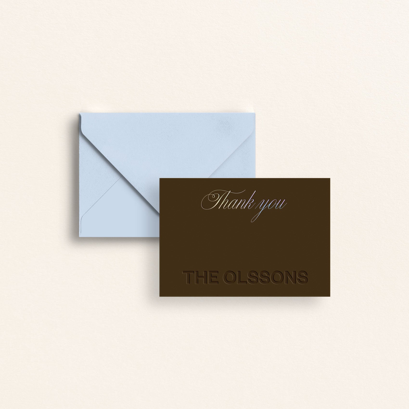 Custom Wedding Thank you Cards
